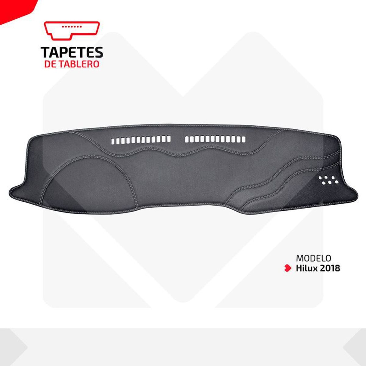 TAPIZ PERU - Tapete protector de tablero exclusivo toyota hilux 2016 al 2020