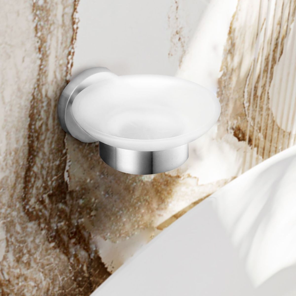 VAINSA - Porta jabon en acero inox Vainsa