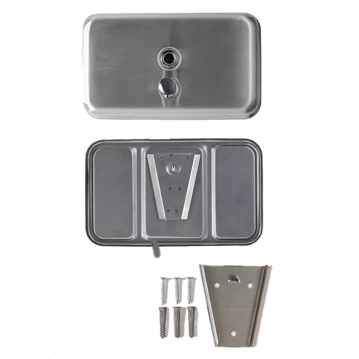 EXORIAM - Dispensador de Acero para Jabon 1200ml Horizontal