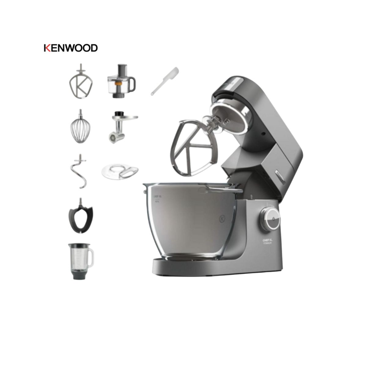 KENWOOD - Batidora Kenwood Chef Titanium XL KVL8400S
