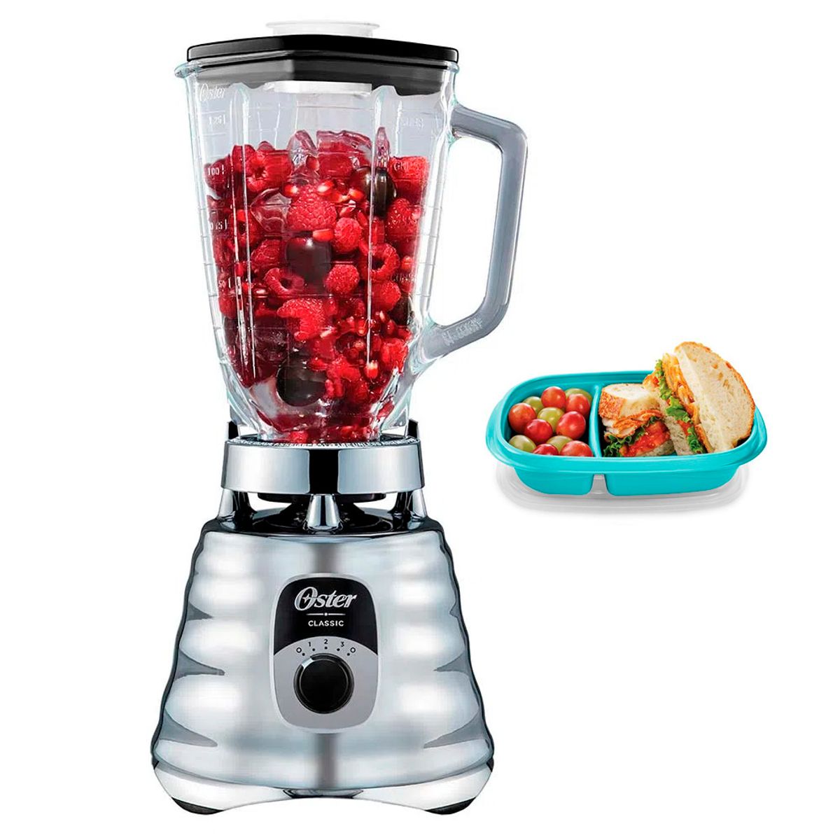 OSTER - Licuadora Clásica Oster 700 watts BLST4655 Cromada