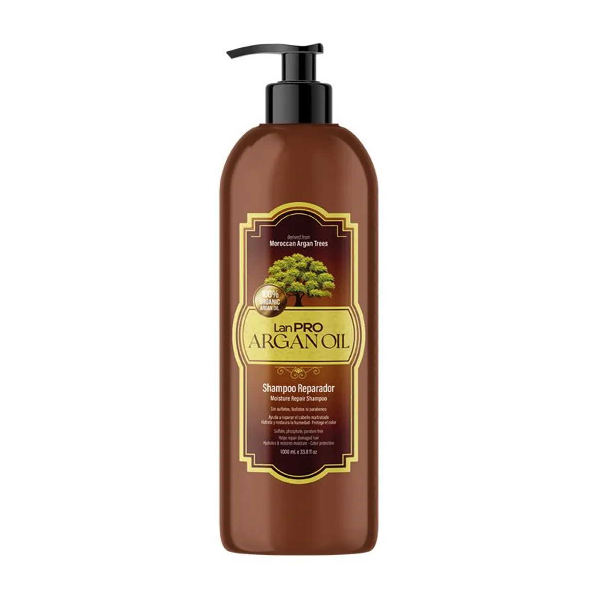 LANPRO ARGAN OIL - Shampoo Reparador LanPRO Argán Oil 1000 Ml.