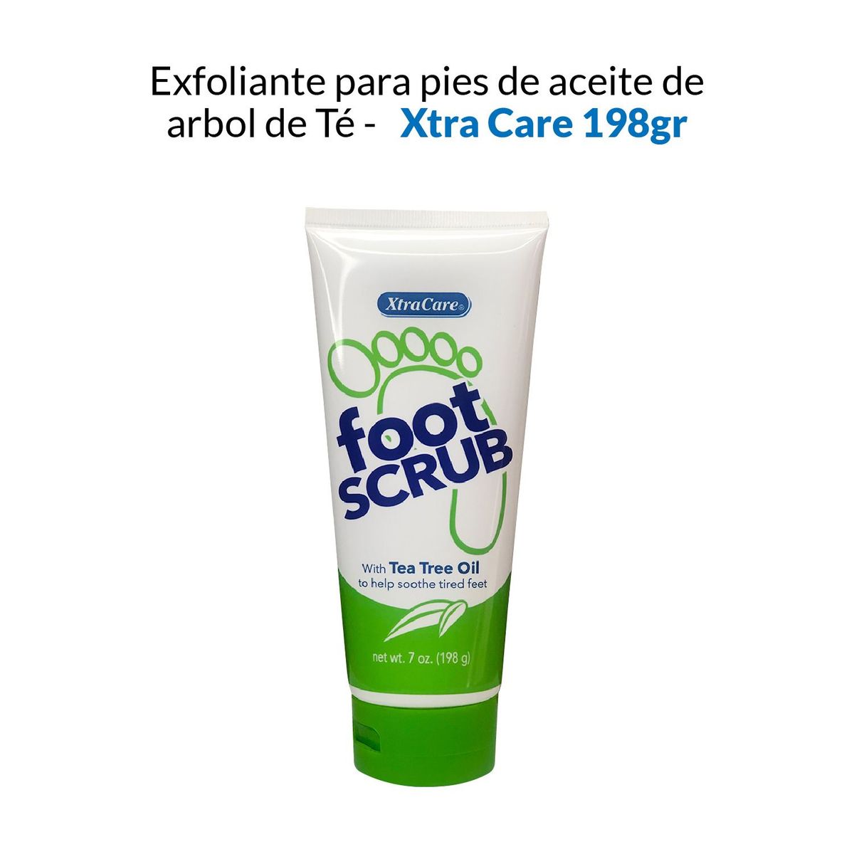 GENERICO - Exfoliante para pies de aceite de arbol de té- Xtra Care 198g