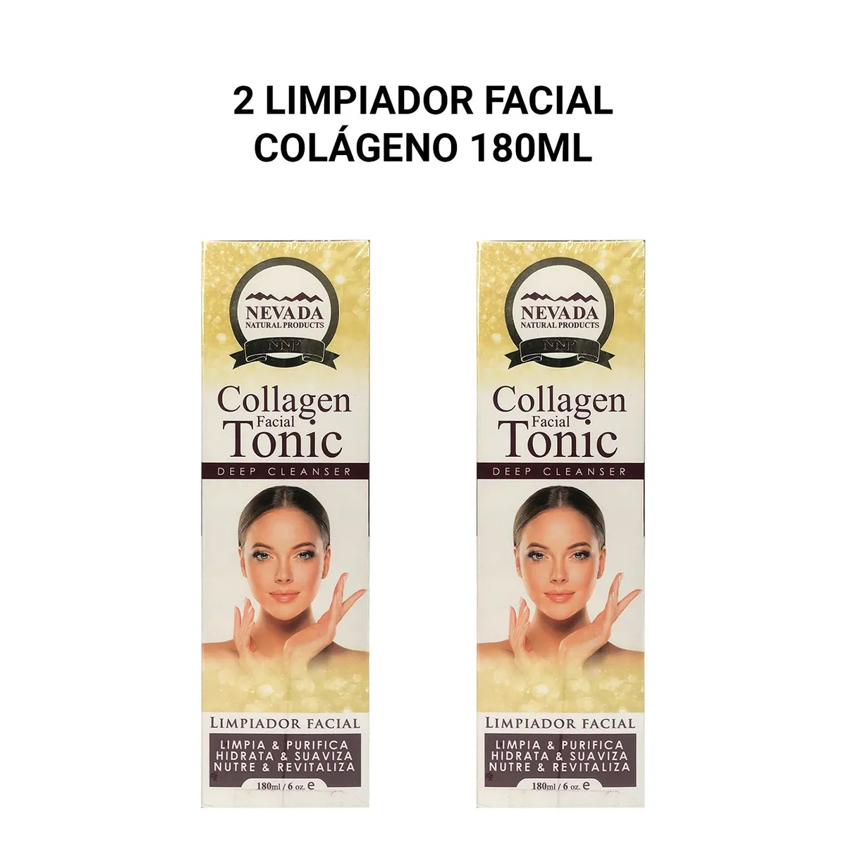 GENERICO - 2 Limpiador Facial Colageno Nevada Natural Products 180ml