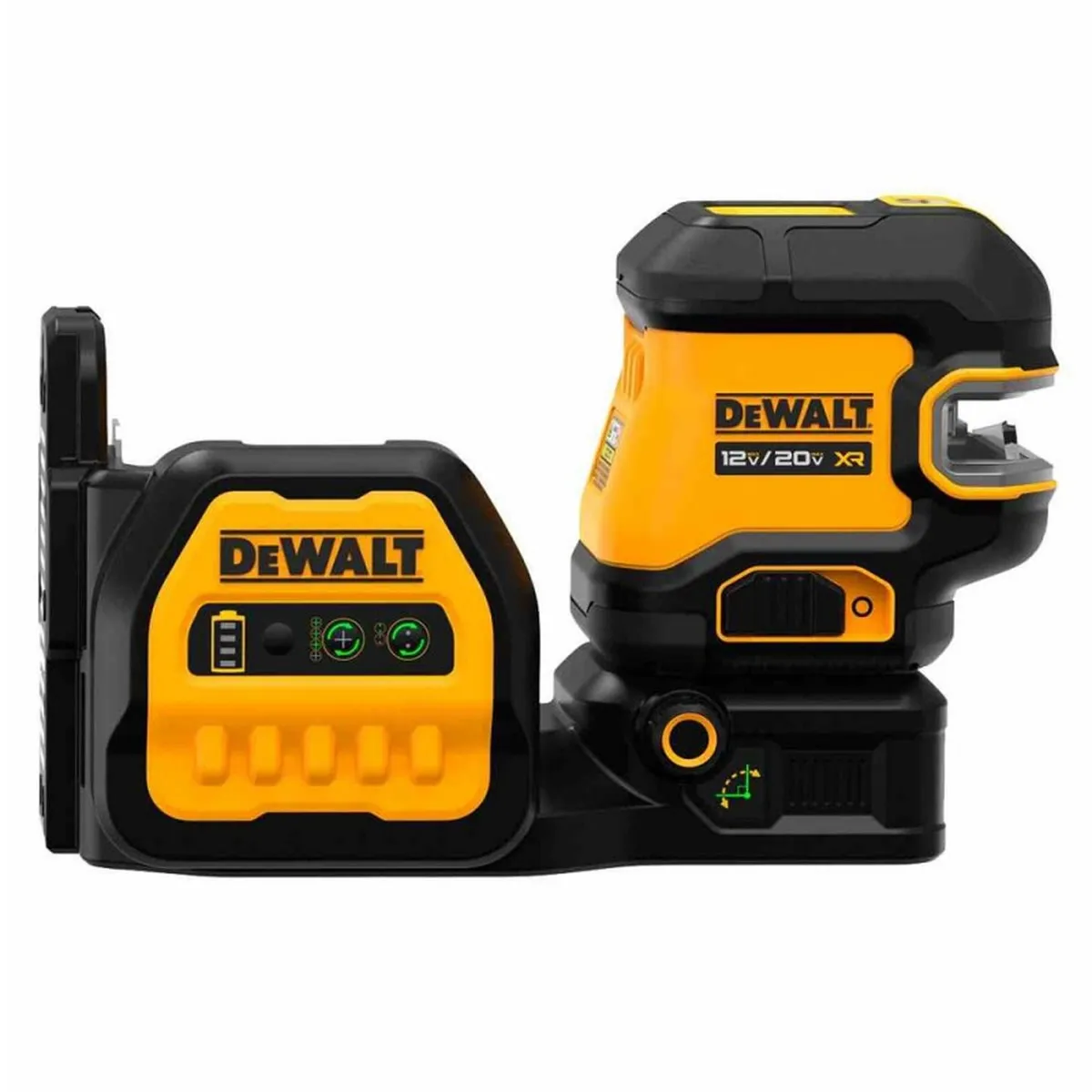 DEWALT - Nivel Láser Combinado 20 V Luz Verde 30 Mts Baretool DCLE34220GB