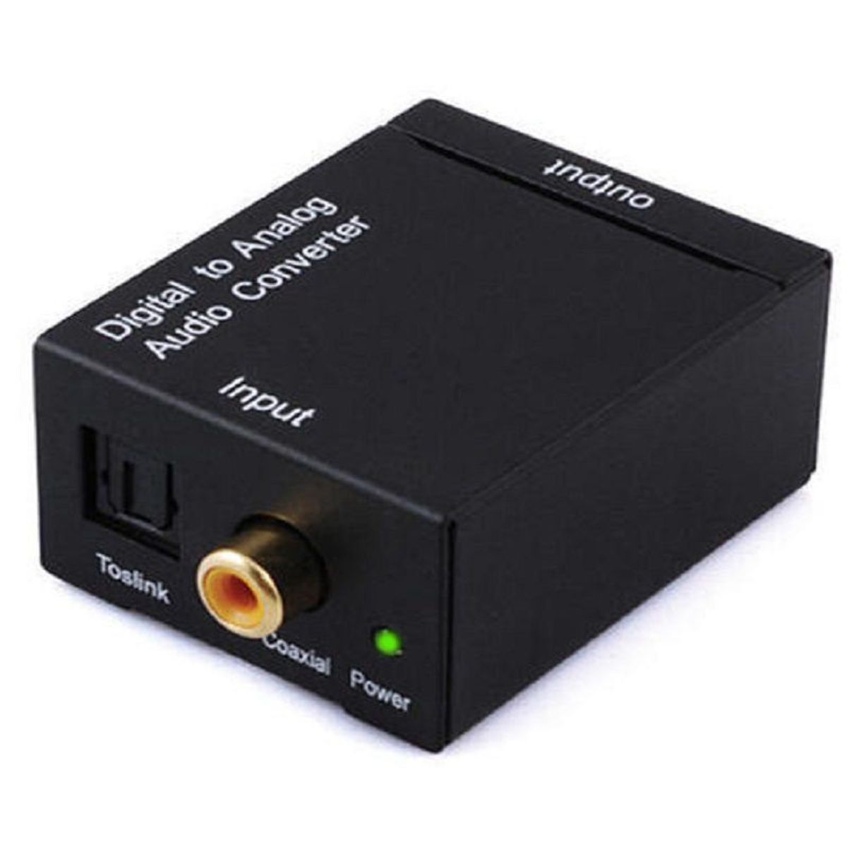 GENERICO - Conversor Convertidor Audio Optico Coaxial A Analogo Rca