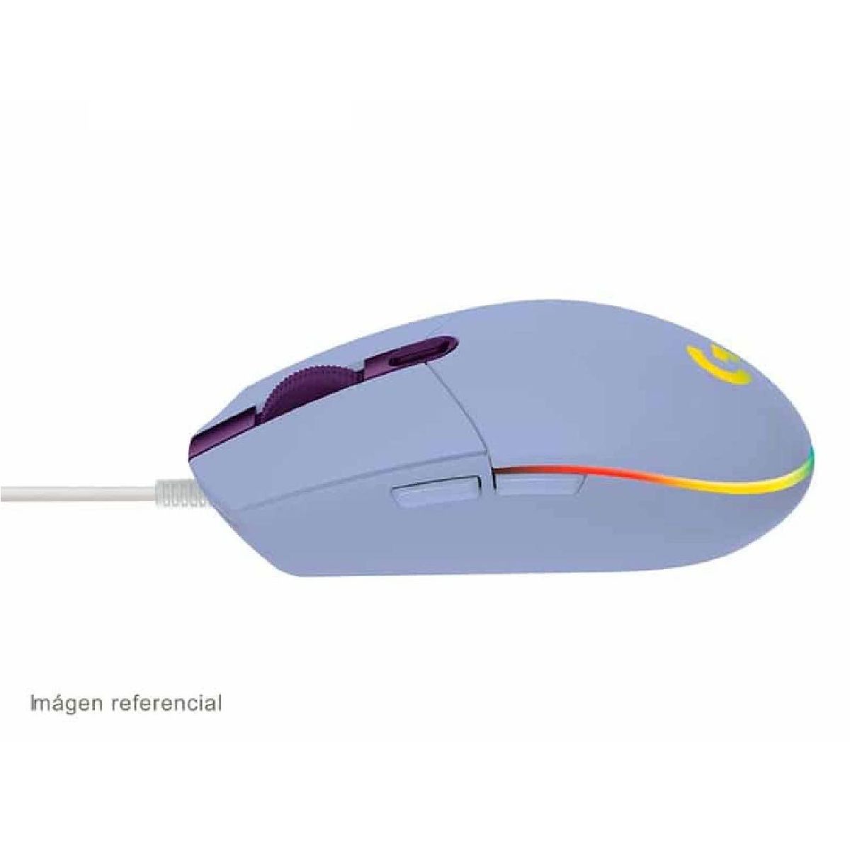LOGITECH - Logitech G203 Mouse Gamer Lightsync RGB Lila