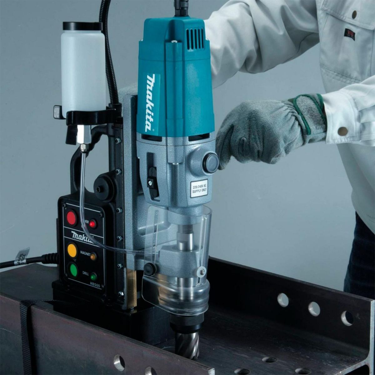 MAKITA - Taladro Magnético Makita HB500 1150W 16mm Base Imantada 50mm