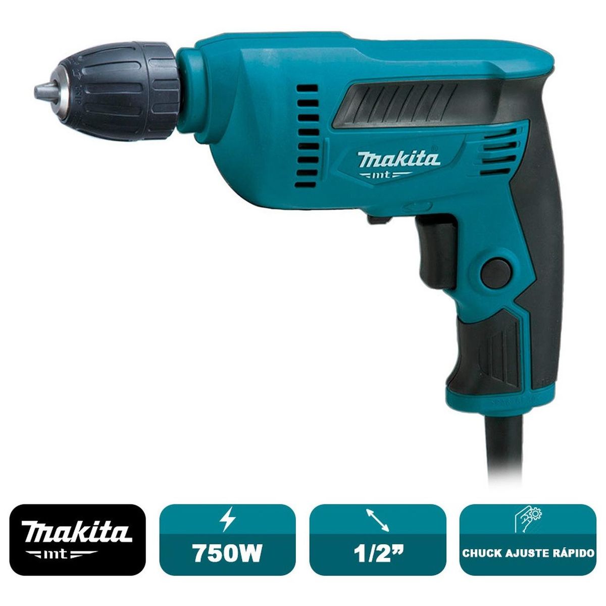 MAKITA - Taladro Rotación Makita MT 3/8"  450W 3000RPM
