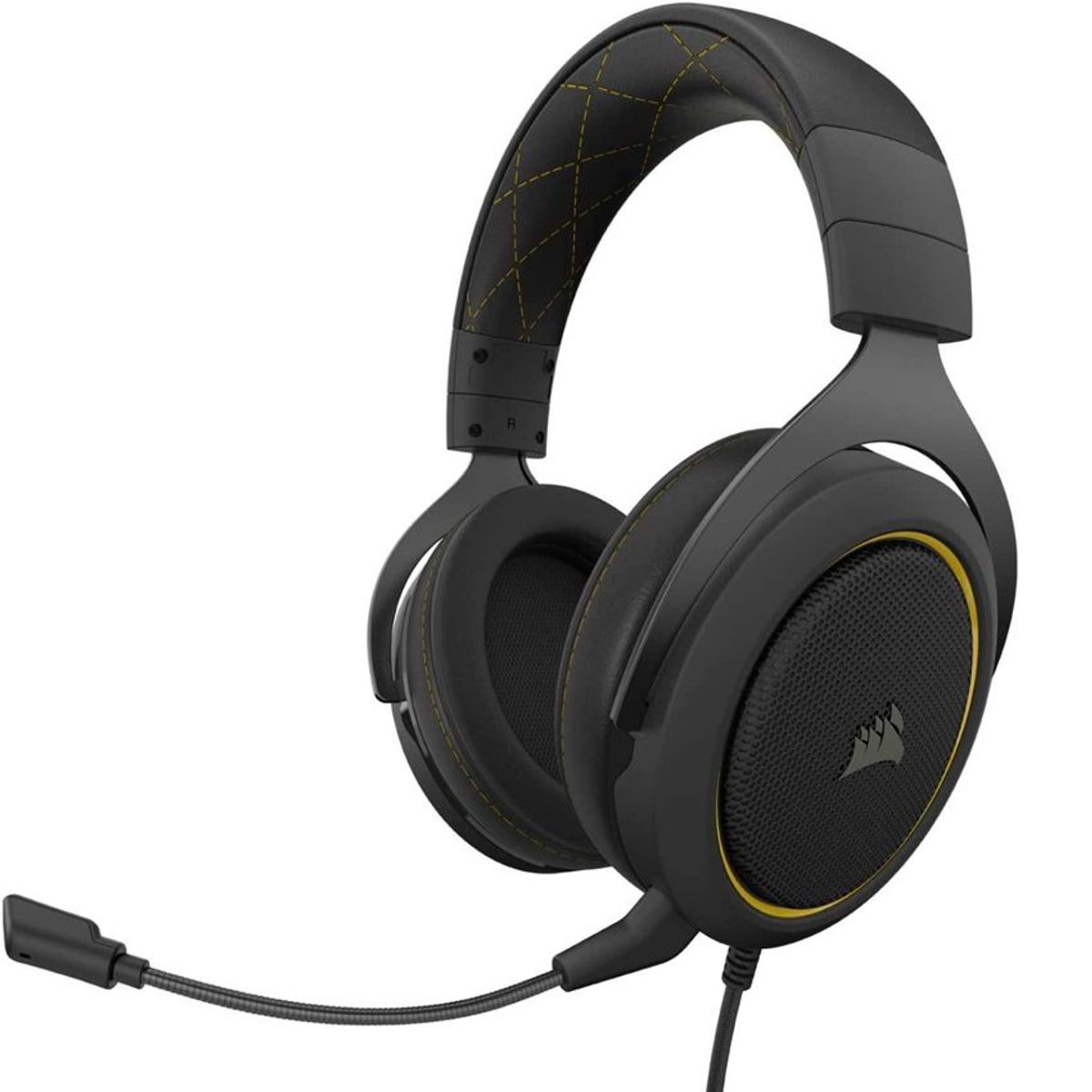 CORSAIR - audífonos gamer Corsair HS60 Pro Surround yellow audio 7.1