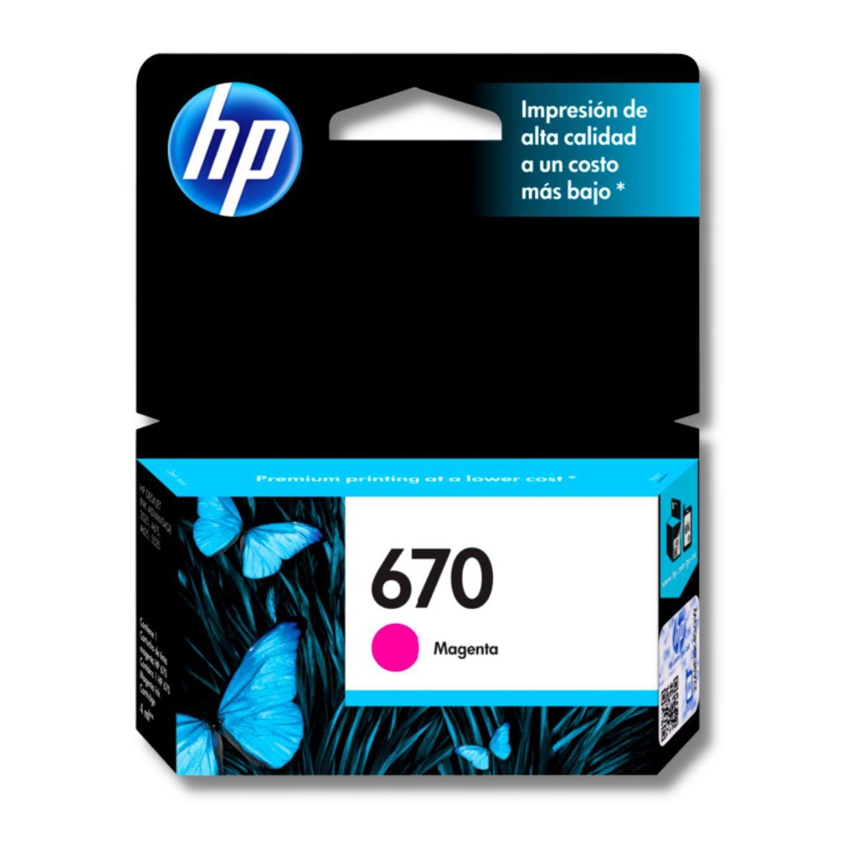 HP - CARTUCHO DE TINTA HP 670 MAGENTA (CZ115AL) - GENUINO