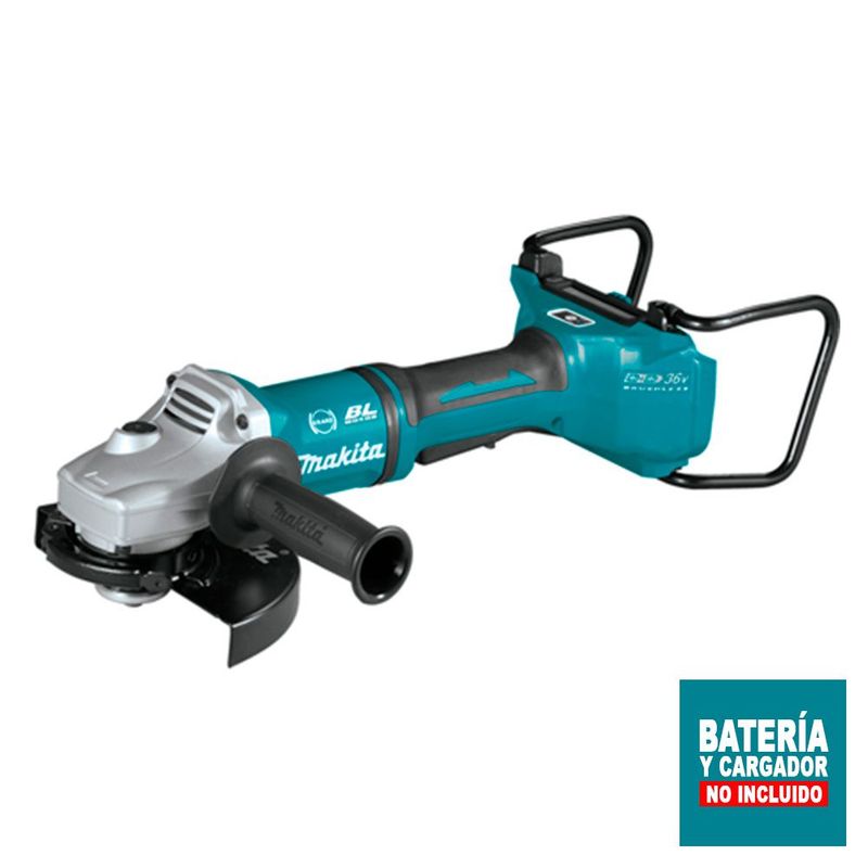 MAKITA - Makita Esmeril Angular 7"  18Vx2 BL XPT AWS F.E Sin Batería