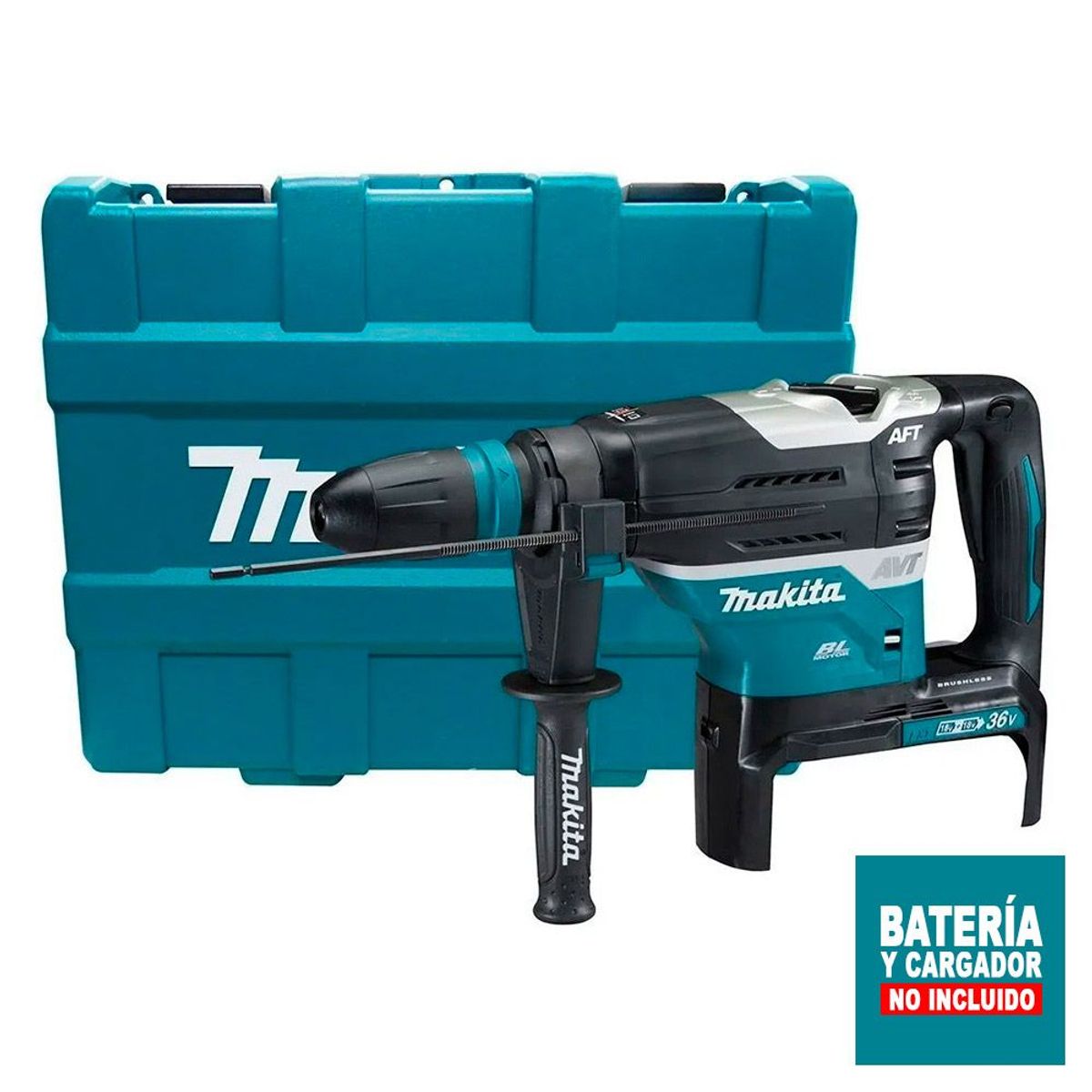 MAKITA - Rotomartillo Makita 36V DHR400ZKN SDS-Max 8J Brushless (Baretool)