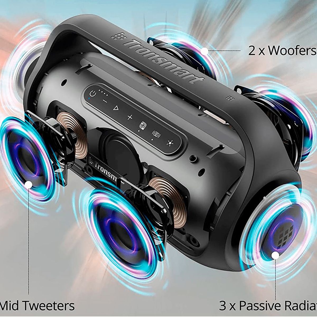 TRONSMART - Tronsmart Bang Mini Acuatico Parlante Portatil Bluetooth 5.3