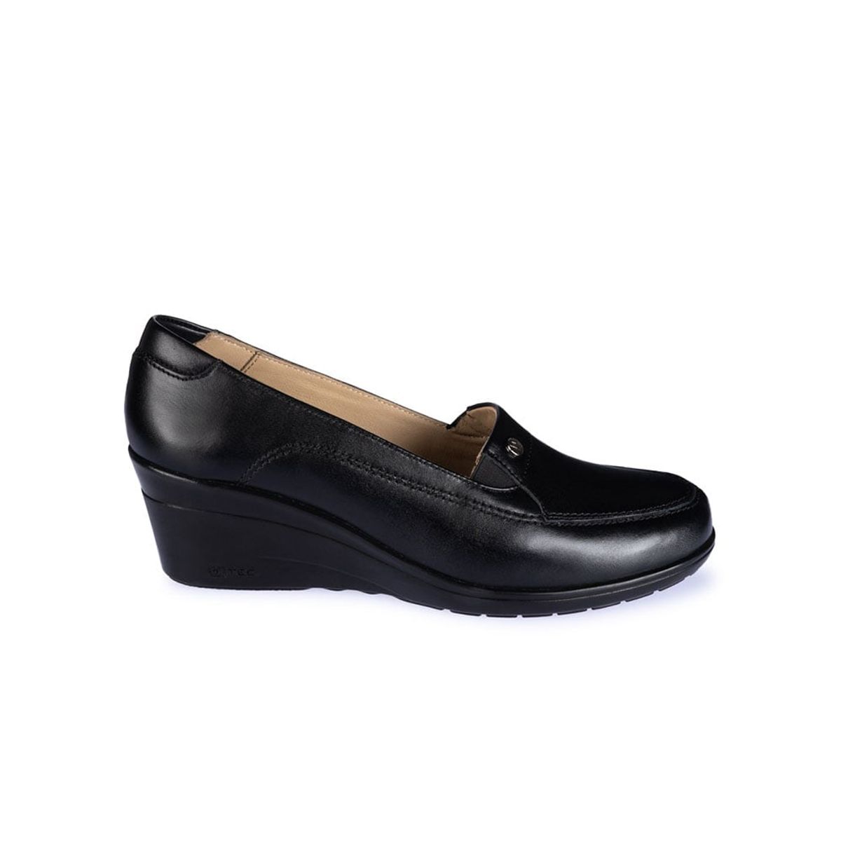 VIALE - Zapato Mocasín Casual LE-2203 Negro Viale Cuero