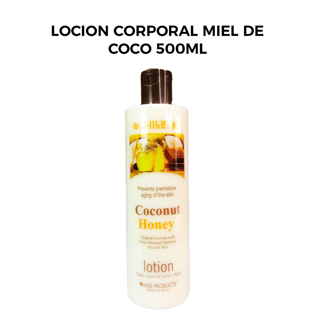GENERICO - Locion Corporal Miel de Coco A- marine 500ml.
