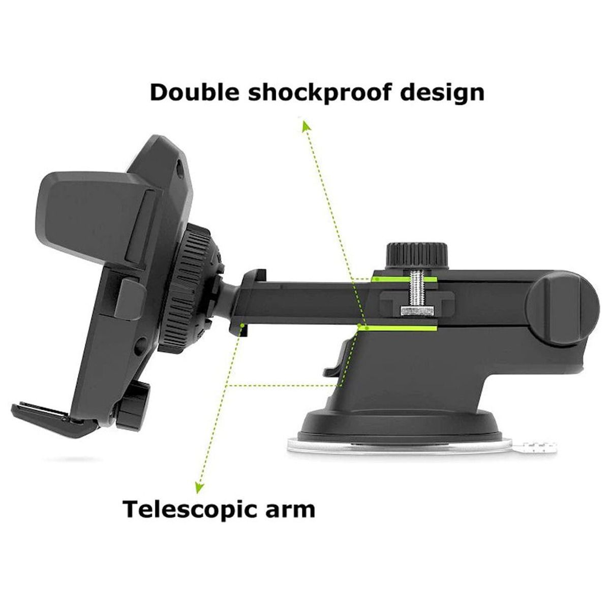 GENERICO - Holder Soporte Celular Smartphone Brazo Extendible Auto Universal 156