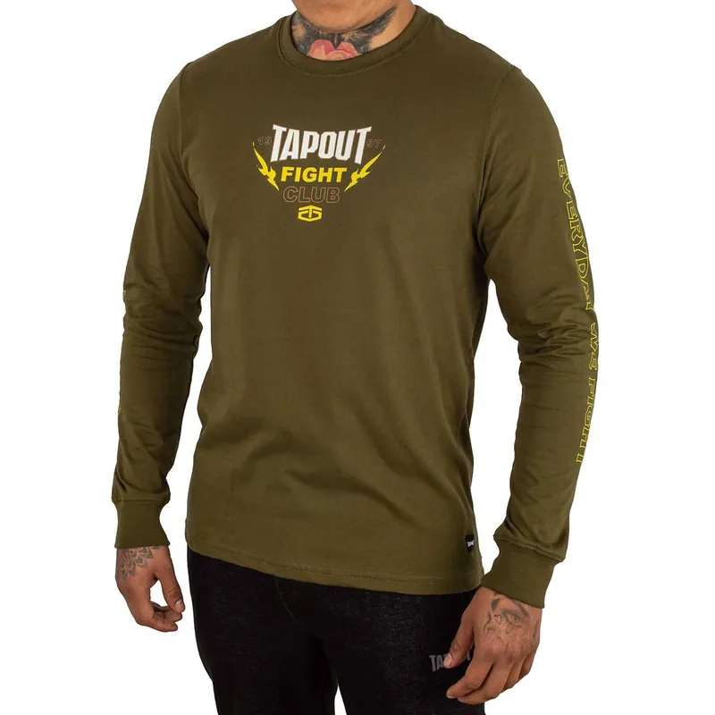 TAPOUT - Polo Manga Larga Hombre Tapout Noir.