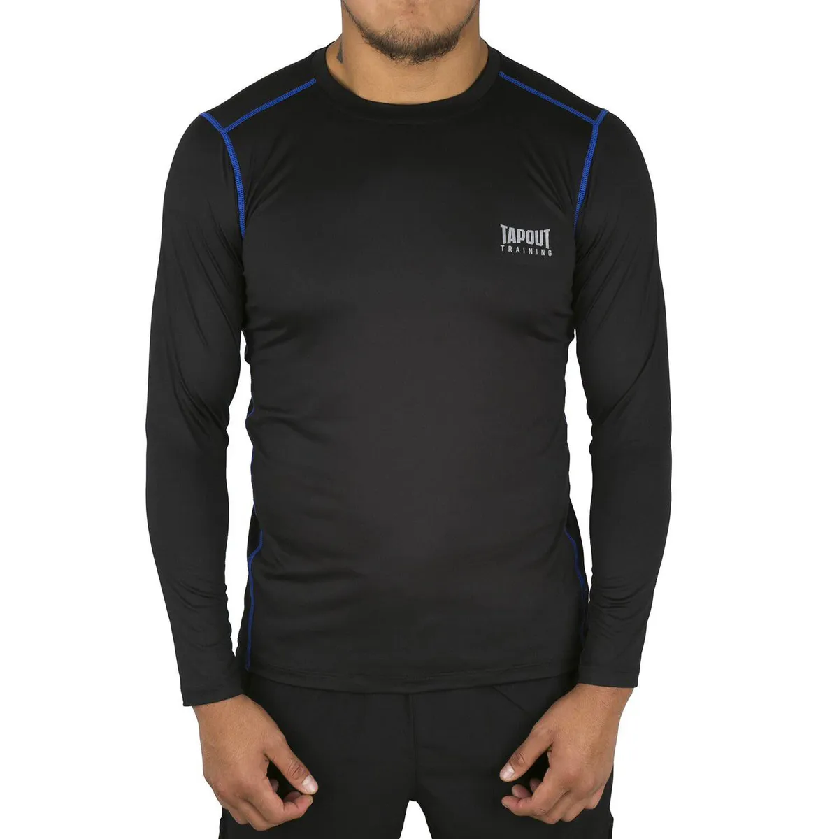 TAPOUT - Polo Manga Larga Deportivo Hombre Tapout Storm