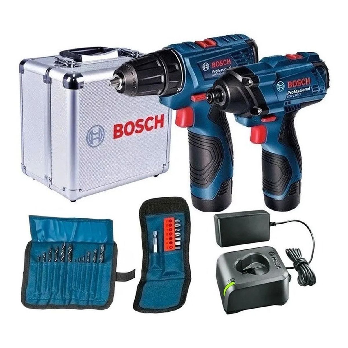 BOSCH - Taladro Atornillador GSR 120 + Impacto GDR 120 Bosch 12v