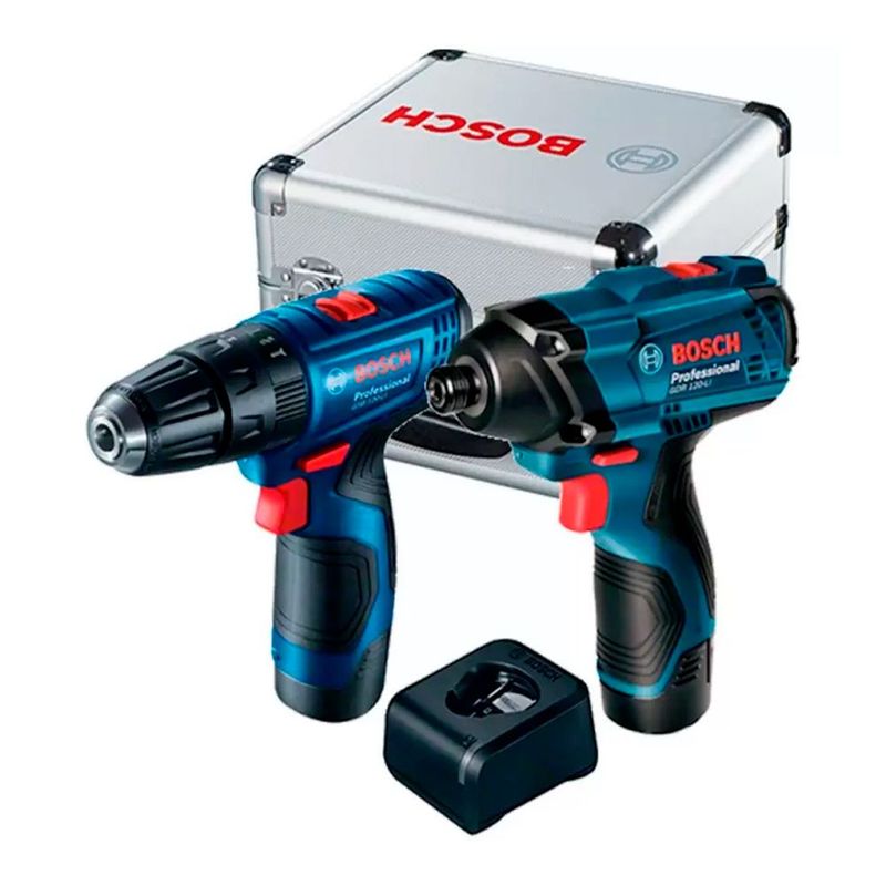 BOSCH - Taladro Atornillador GSR 120 + Impacto GDR 120 Bosch 12v