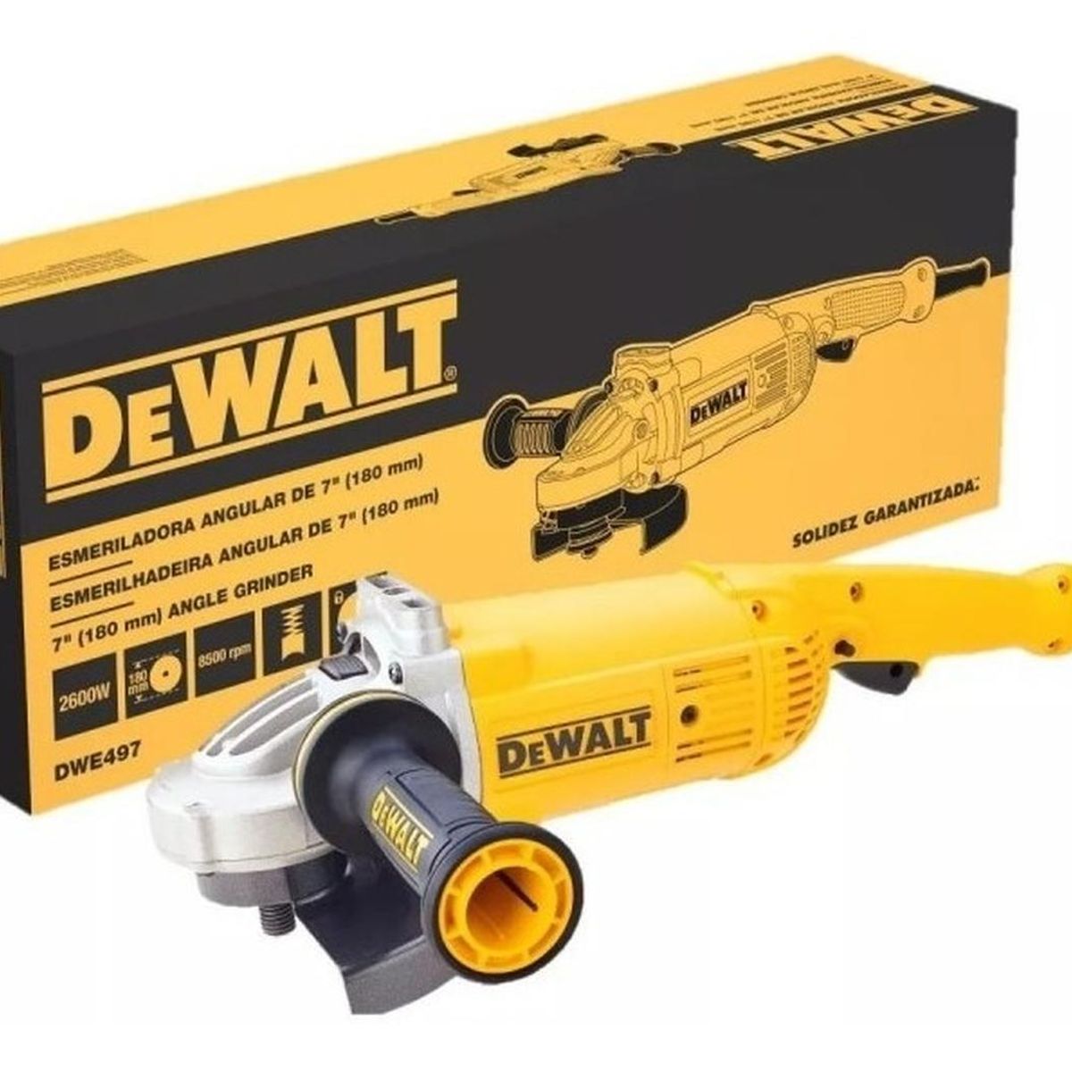 DEWALT - Amoladora Angular 7 2600w 8500 Rpm Dewalt Dwe497-b2