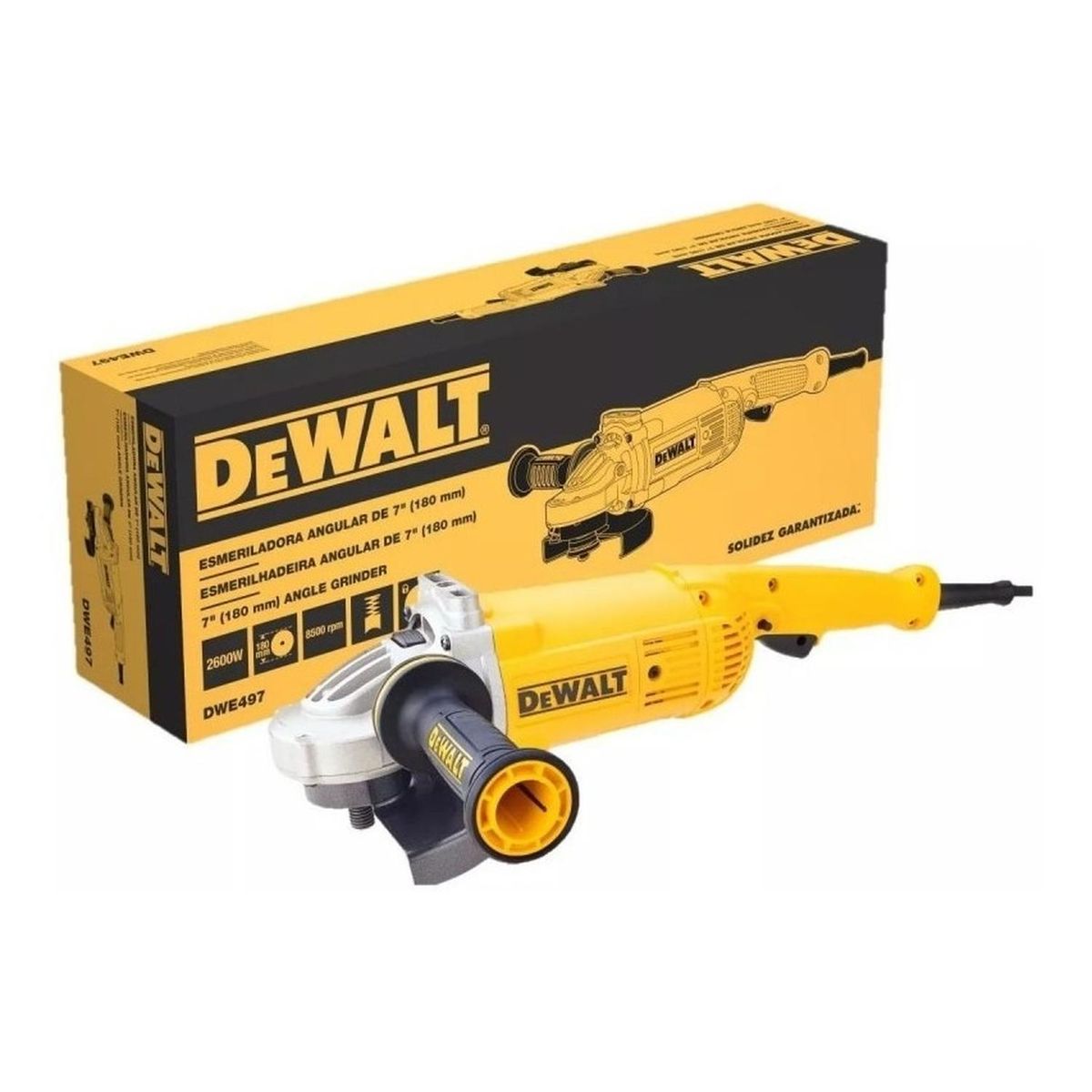 DEWALT - Amoladora Angular 7 2600w 8500 Rpm Dewalt Dwe497-b2