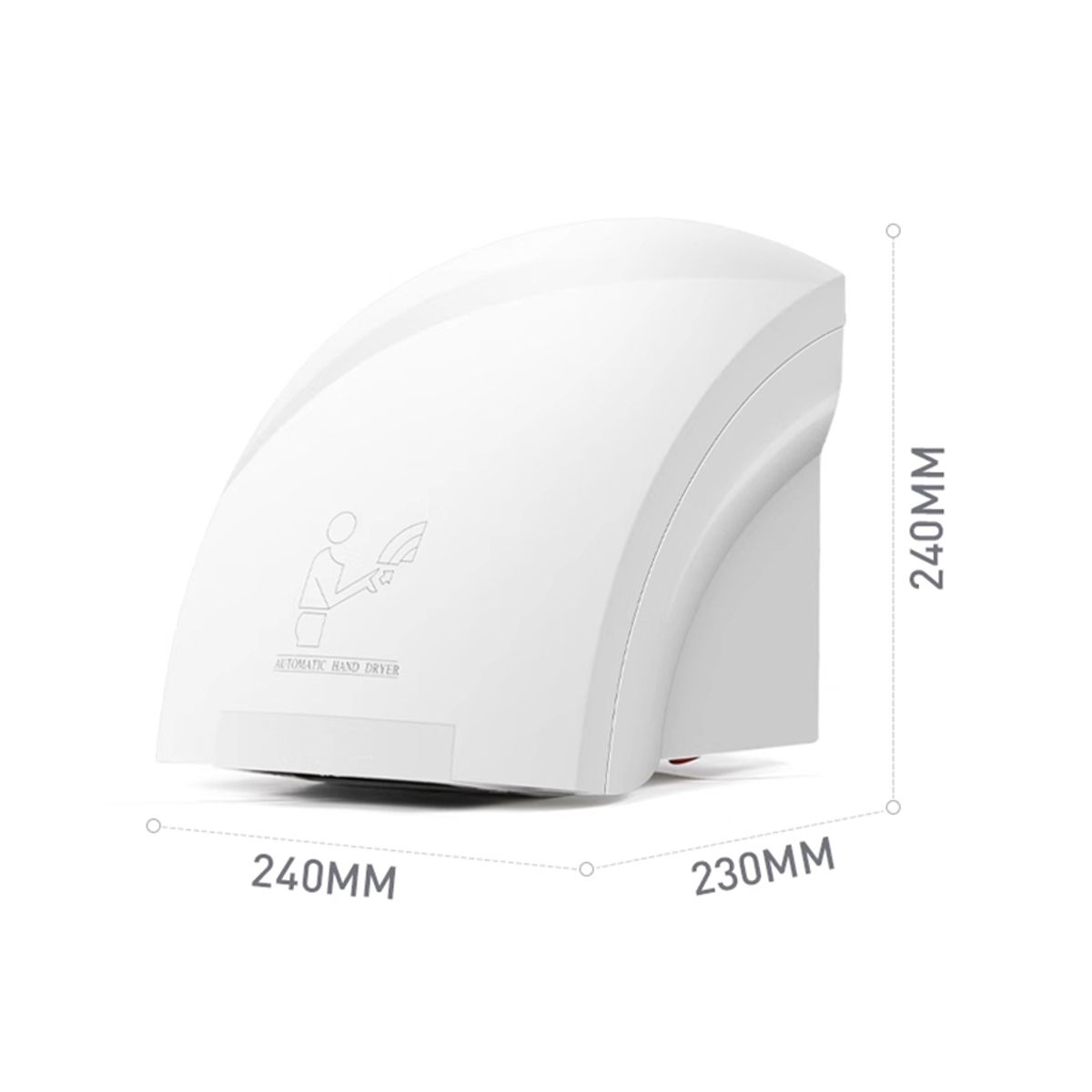 GENERICO - Secador de Manos con Sensor automatico 2000W Transito Medio