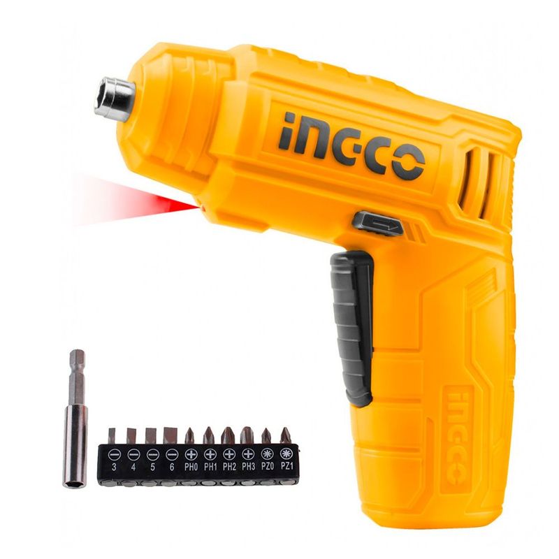 INGCO TOOLS - Atornillador Inalambrico Ingco CSDLI0402  1/4" 4V 4Nm
