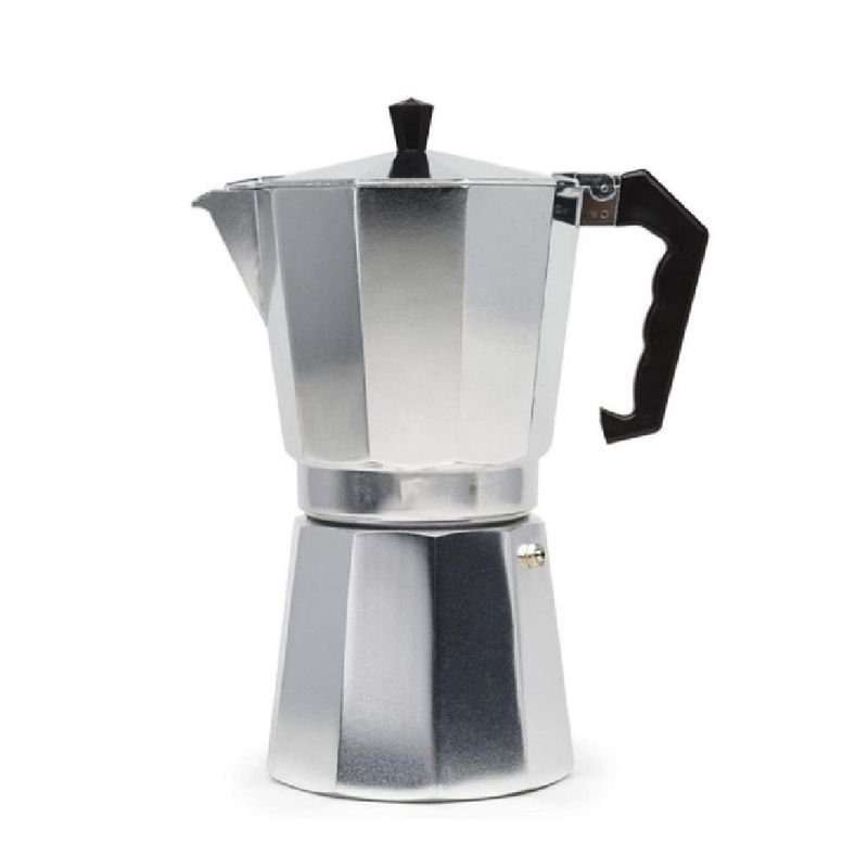 SIN BARROTES - Cafetera Italiana  Los Utensilios del Chef  plateado