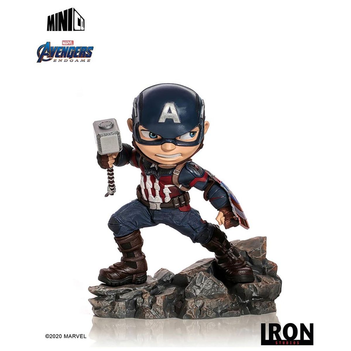 IRON STUDIOS - FIGURA COLECCIONABLE DE MINICO CAPTAIN AMERICA AVENGERS ENDGAME