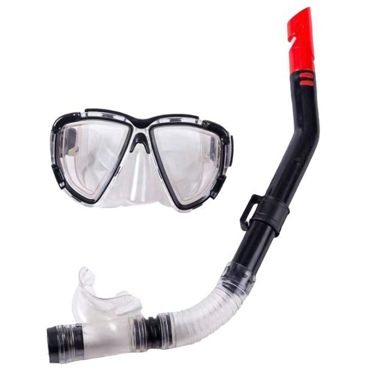 GENERICO - Set de Buceo Máscara y Snorkel Negro