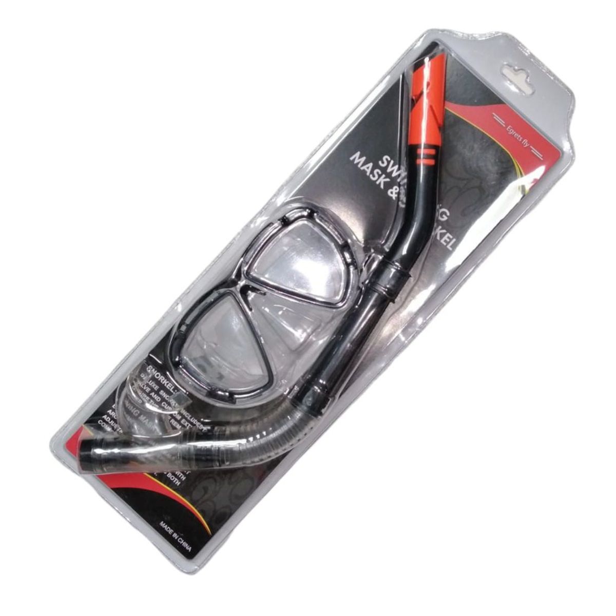 GENERICO - Set de Buceo Máscara y Snorkel Negro