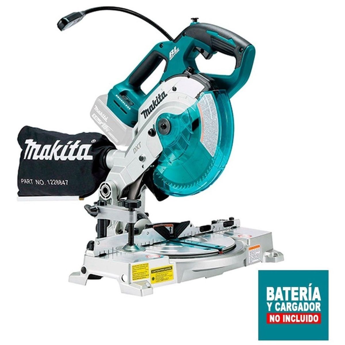MAKITA - Makita Sierra Ingleteadora  6-1/2" 18v BL ADT LXT Sin Batería