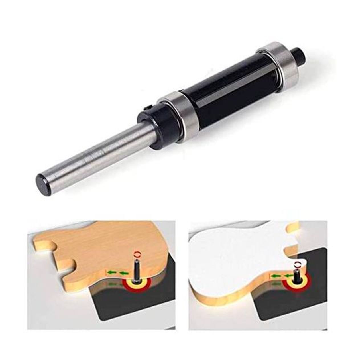 GENERICO - Fresa Copiadora Vástago 141225mm Doble Rodamiento