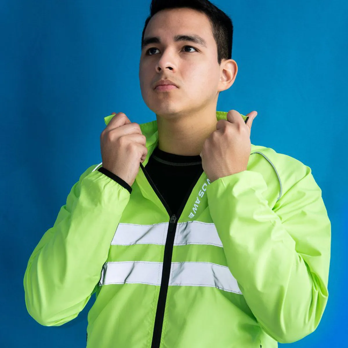 GENERICO - Casaca Cortavientos Reflectivo de Ciclismo