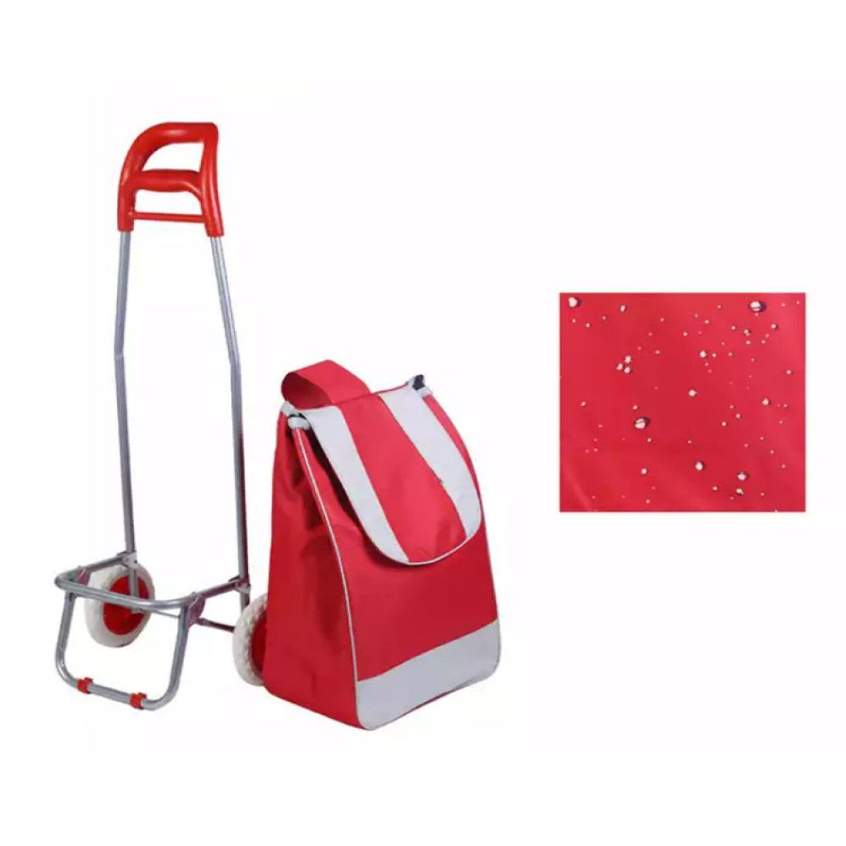 GENERICO - COCHE CARRITO GRANDE PARA COMPRAS - MERCADO - HOGAR color aleatorio