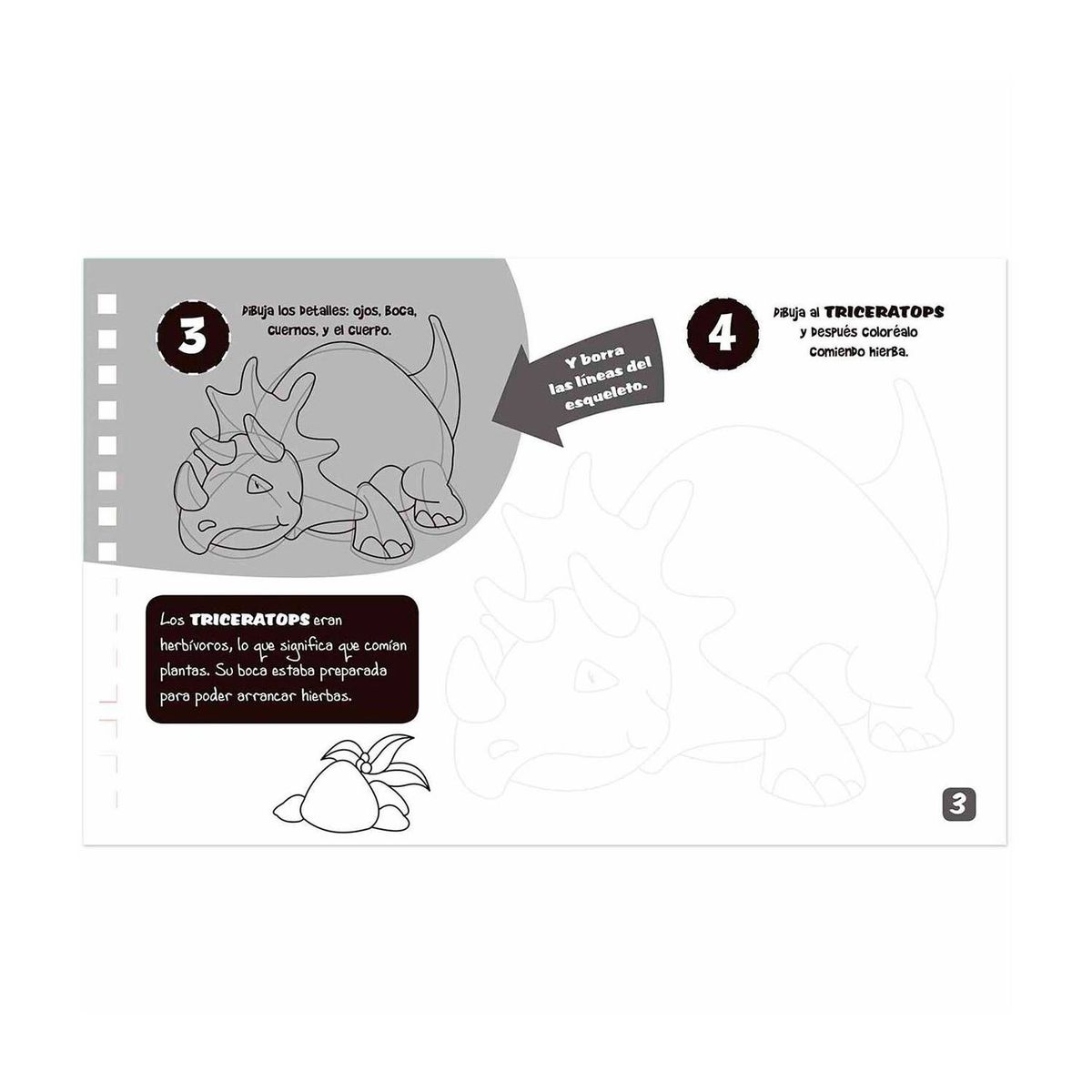 LEXUS - Dinosaurios dibujo paso a paso - Libro de actividades