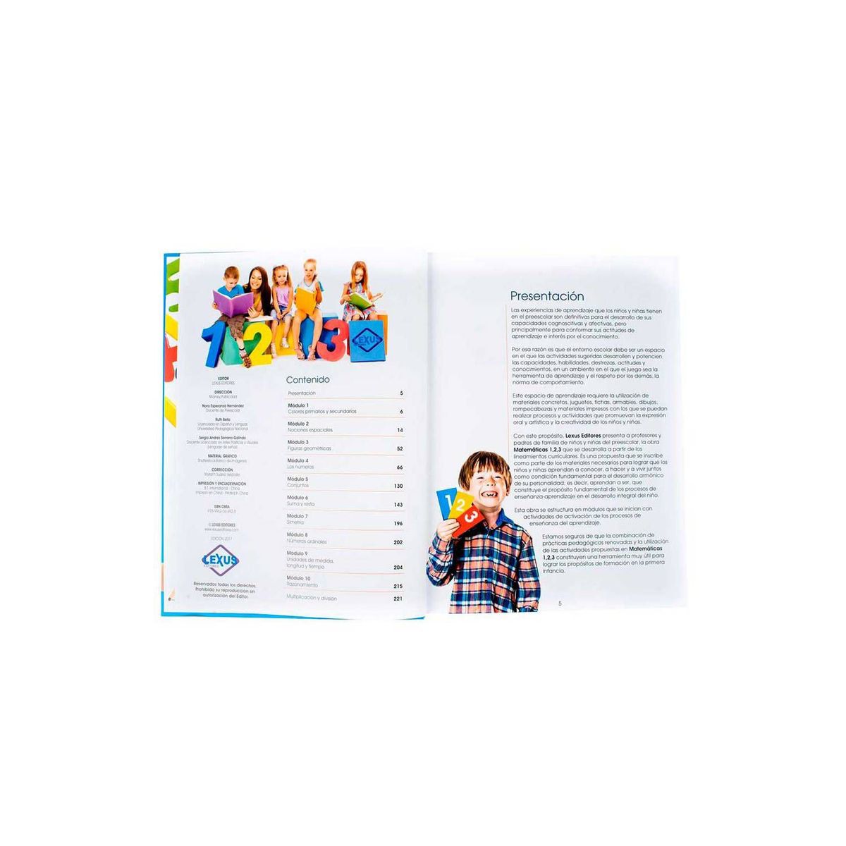LEXUS - Libro de Matemáticas 1, 2, 3 + cd