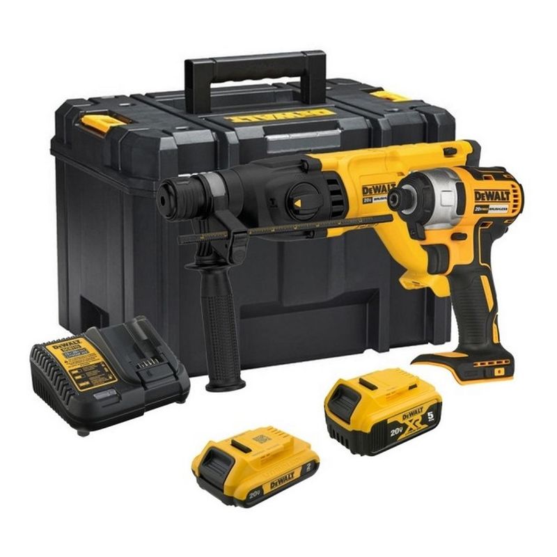 DEWALT - Rotomartillo Sds Plus+atornillador Impac 1/4 Dck260d1p1t-b2