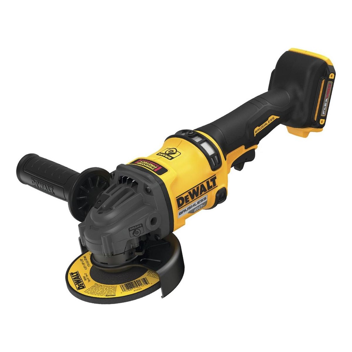 DEWALT - Amoladora Angular 4 1/2" 60V XR Baterool Dewalt DCG418B-B2