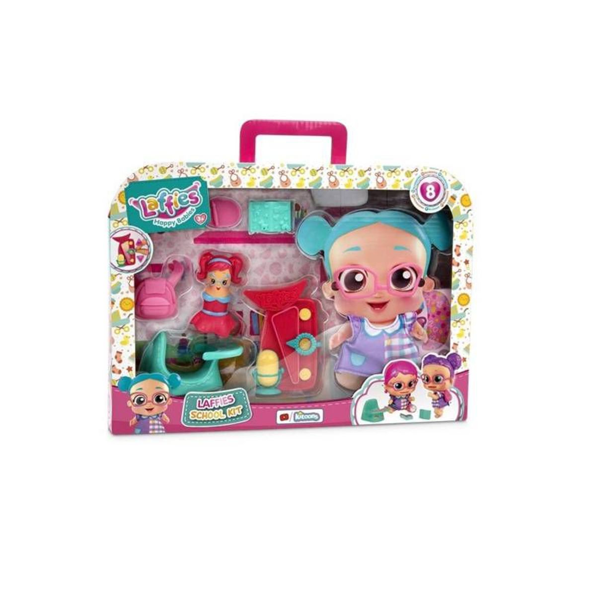 LAFFIES - Juguete Laffies Mochila para Muñeca Adorable Sonrisa