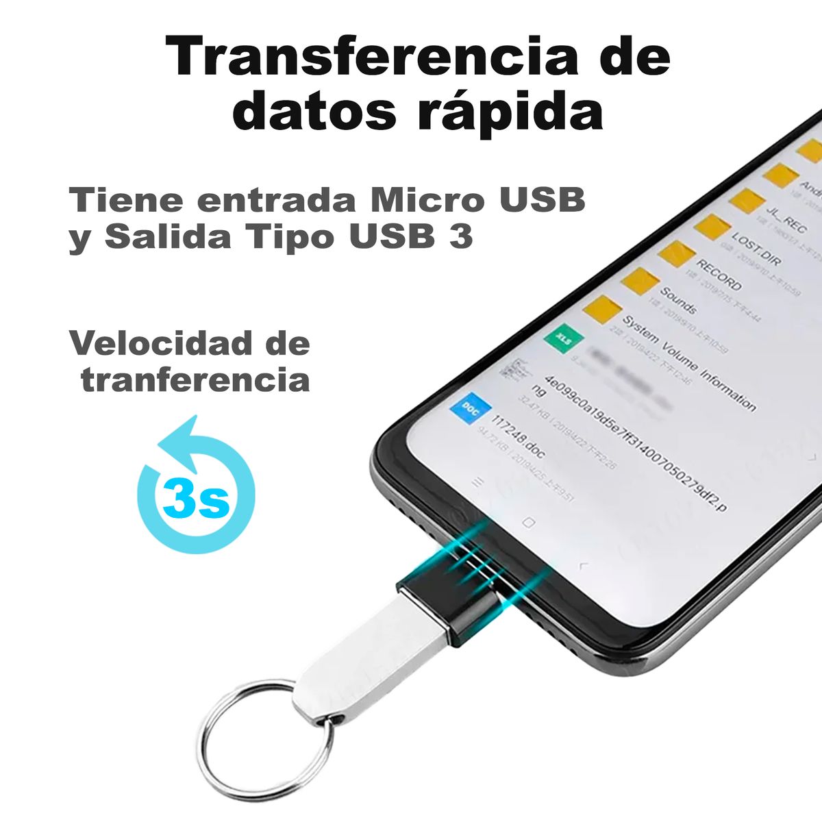 EXTINGTION - Adaptador OTG Micro USB