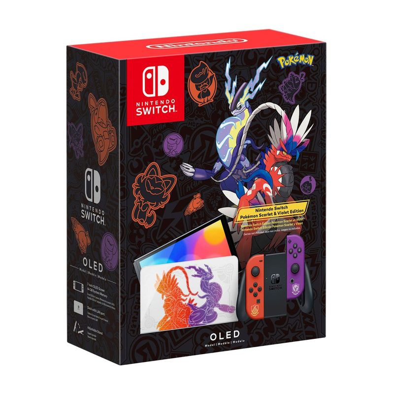 NINTENDO - Consola Nintendo Switch Oled Edicion Pokemon Scarlet Violet