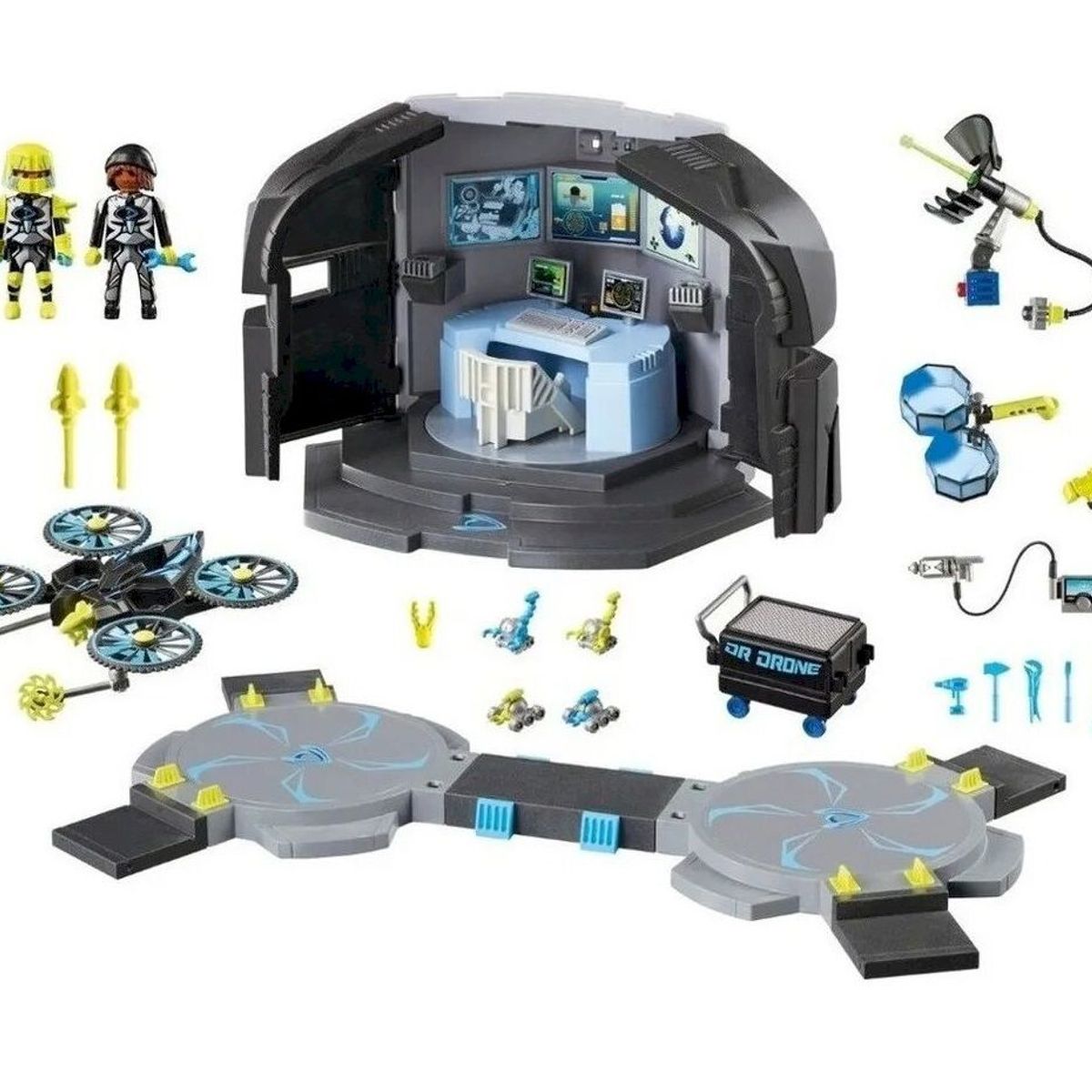 PLAYMOBIL - Playmobil Top Agents Base de Comando de Drones