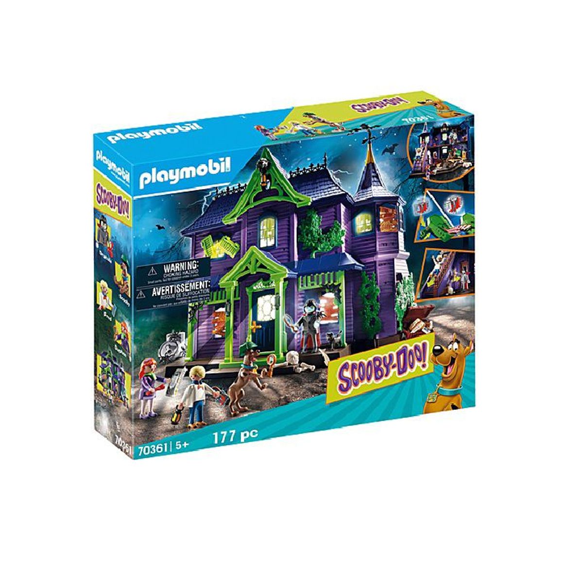 PLAYMOBIL - Playmobil Scooby-Doo Aventura en la Mansión Misteriosa