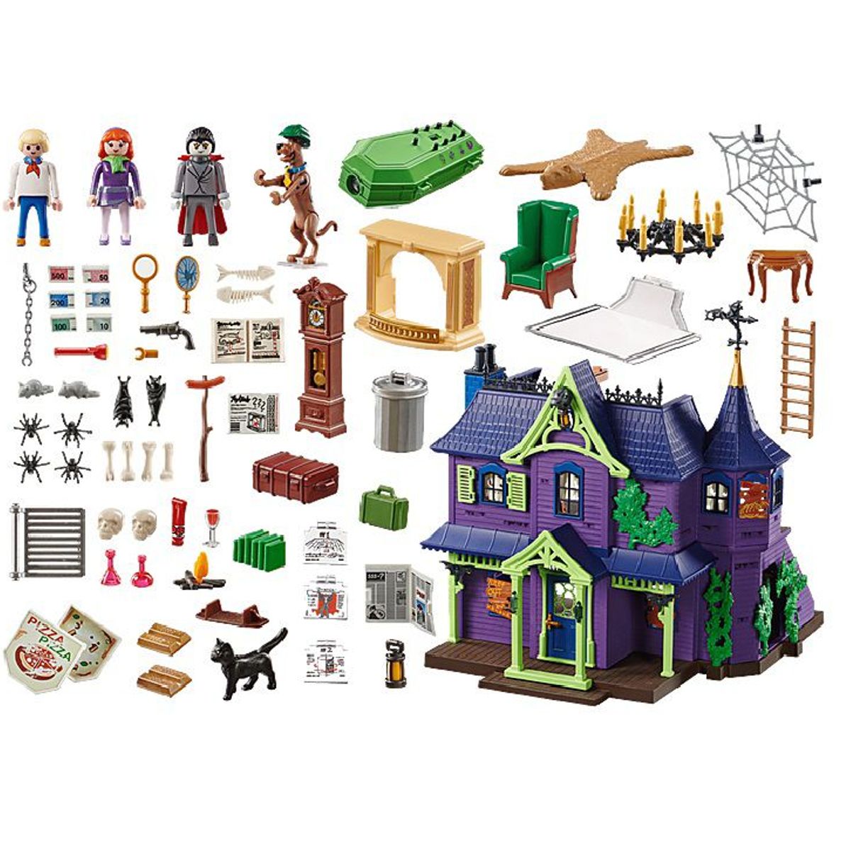 PLAYMOBIL - Playmobil Scooby-Doo Aventura en la Mansión Misteriosa