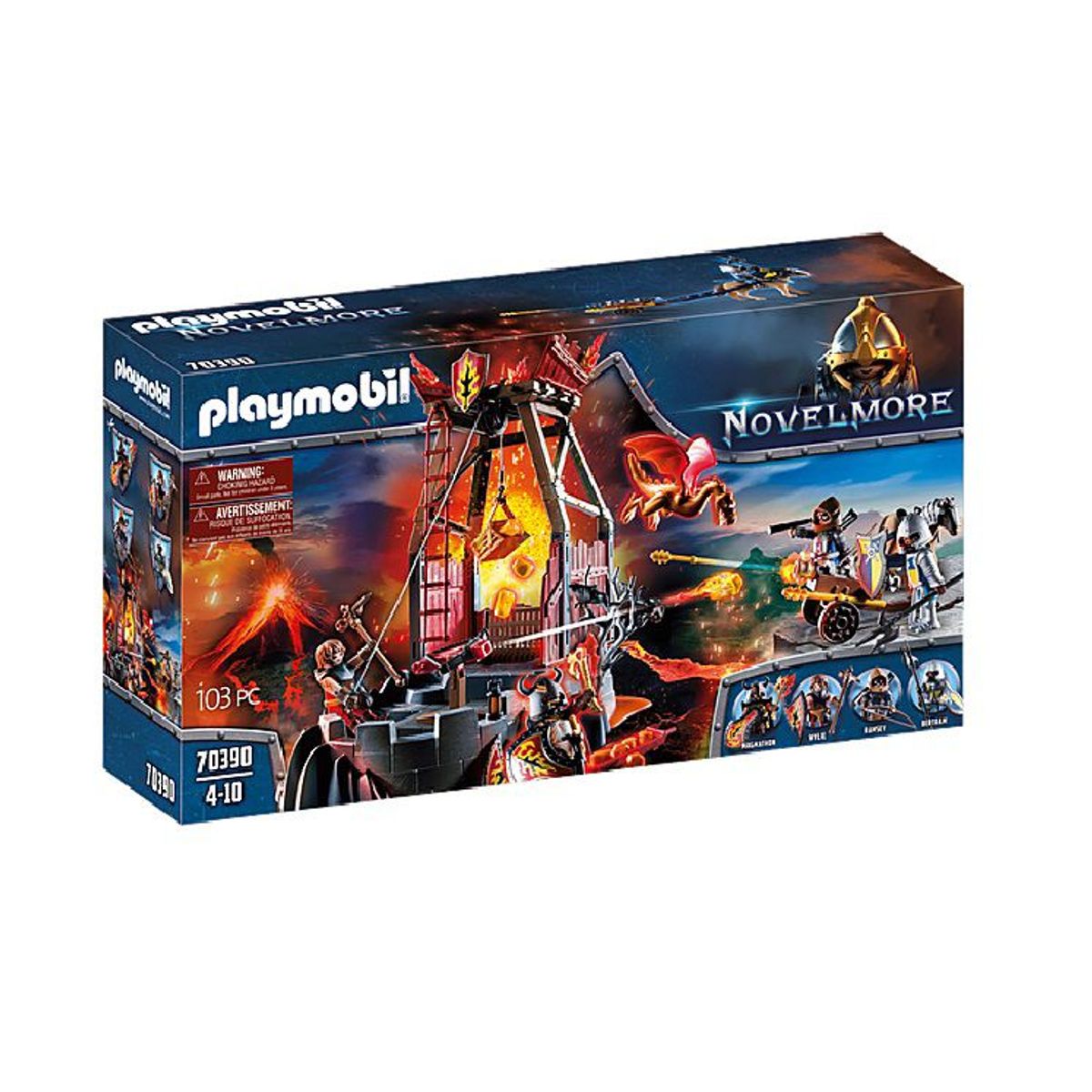 PLAYMOBIL - Playmobil Novelmore Mina de Lava de los Bandidos de Burnham