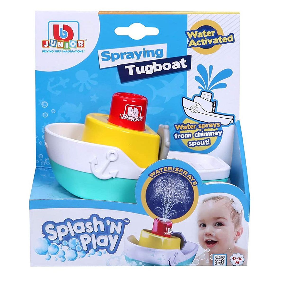 BB JUNIOR - Juguete de Bebé Barco Rociador