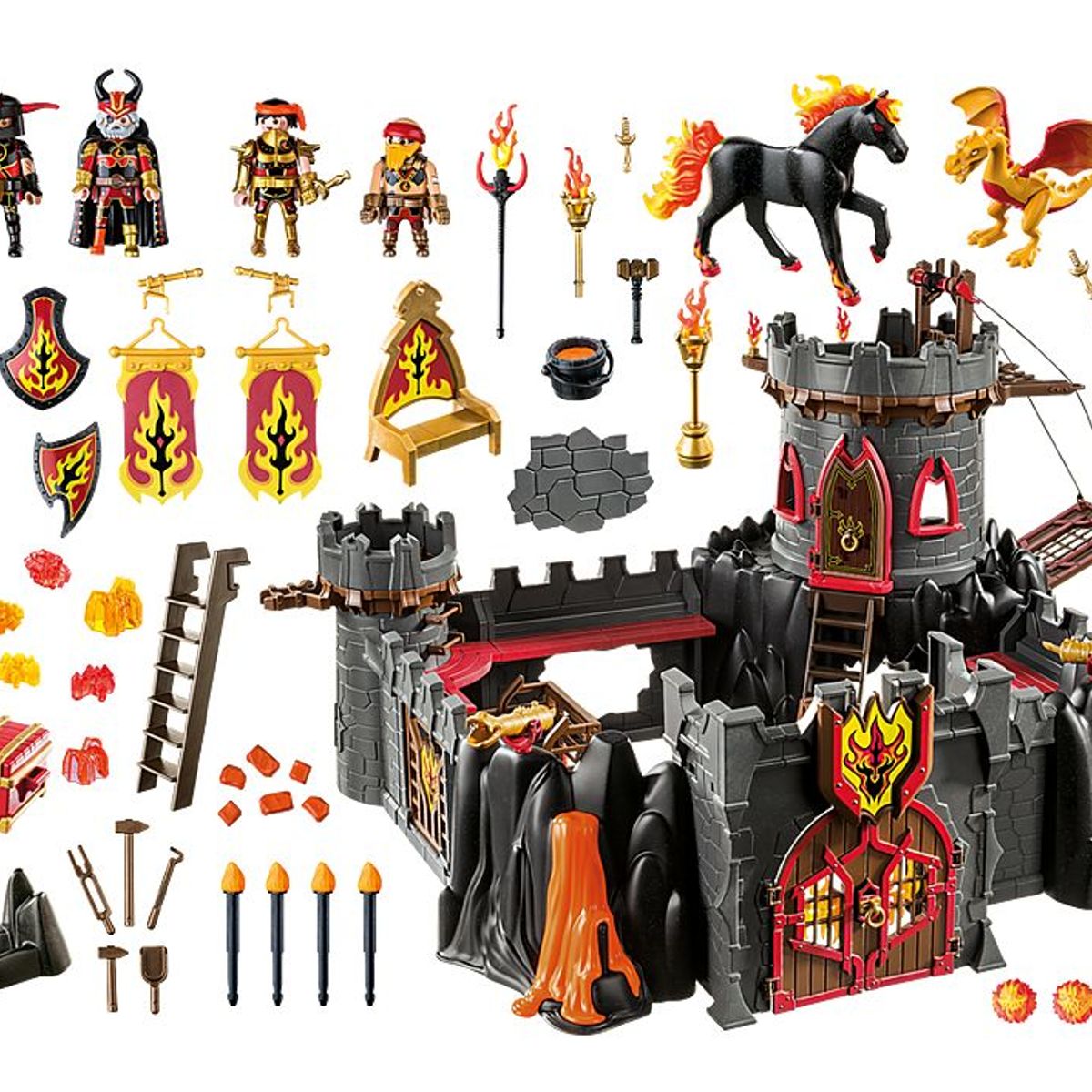 PLAYMOBIL - Playmobil Novelmore Fortaleza de los Bandidos de Burnham